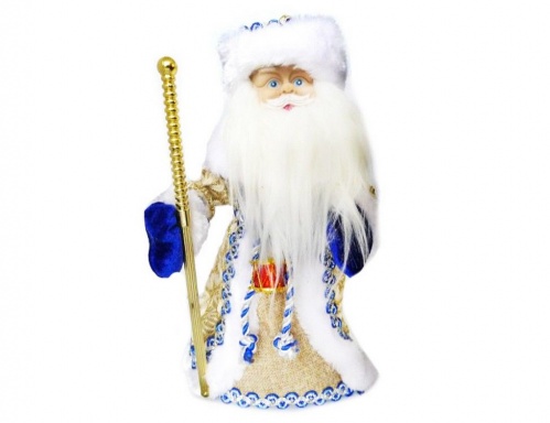 Дед Мороз в синей шубе, анимация, звук, 30 см, Новогодняя сказка