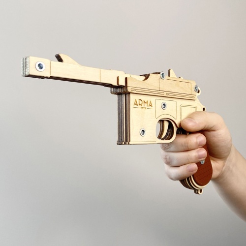 Резинкострел в сборе ARMA Пистолет Маузер K96 фото 4