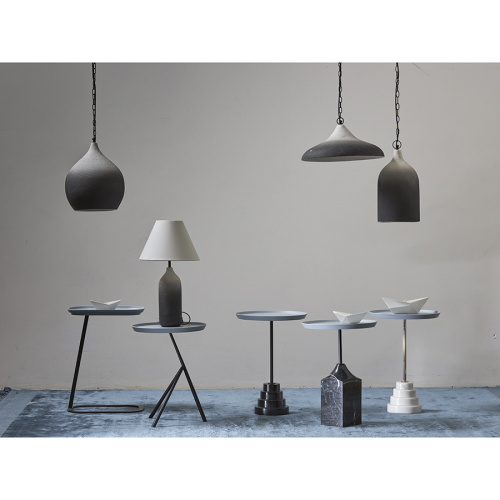 Столик приставной sustainable collection, D37,7 см, серый/черный фото 9