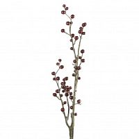 Ветка с ягодами, красная/коричневая 140 см