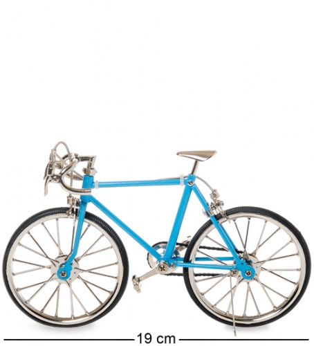 VL-17/4 Фигурка-модель 1:10 Велосипед шоссейник "Racing Bike" голубой фото 2