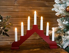 Светильник-горка рождественская ADA на 7 свечей, 37х30 см, STAR trading
