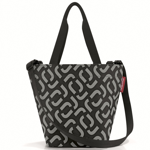 Сумка shopper xs signature black фото 3