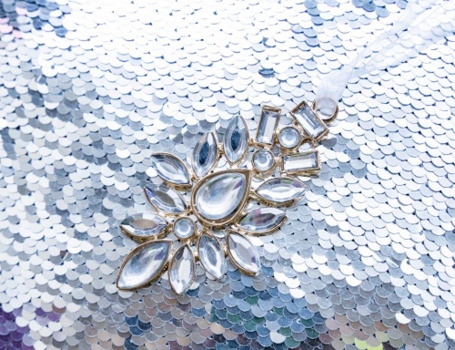Ёлочное украшение-подвеска "Бриллиантовые лепестки", 5х9.5 см, разные модели, Kaemingk фото 5