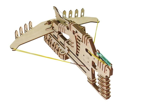 Конструктор Арбалет средний (8 зарядов) Паркматика из дерева фото 4
