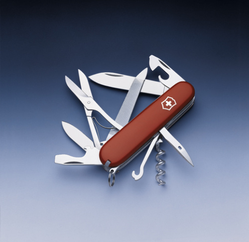 Нож Victorinox Mountaineer, 91 мм, 18 функций, красный фото 3