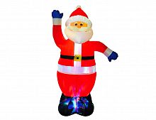 Надувная фигура "Дед мороз" (с разноцветной вращающейся подсветкой), 1.8 м, Торг-Хаус
