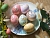 Декоративные пасхальные яйца ЦВЕТОЧНЫЙ ЭТЮД, подарочный набор, 6 см (упаковка 6 шт.), Kaemingk
