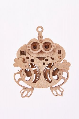 3D-пазл из дерева Wood Trick Вудик Лягушка фото 2
