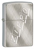 Зажигалка ZIPPO, латунь с покрытием Brushed Chrome, серебристая, матовая, 36x12x56 мм, 28182 ZIPPO