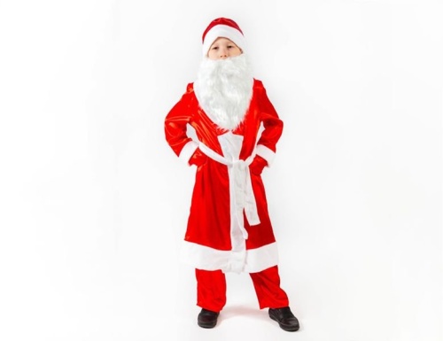 Карнавальный костюм Дед Мороз Атласный (Бока С) фото 2