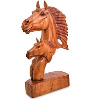 17-085 Статуэтка «Голова лошади» (суар, о.Бали)