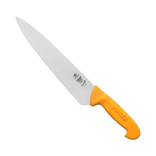 Нож Victorinox для разделки мяса, лезвие прямое 21 см, оранжевый