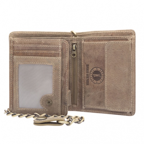 Бумажник Klondike Wayne Bear, коричневый, 10,5x12,5 см фото 4