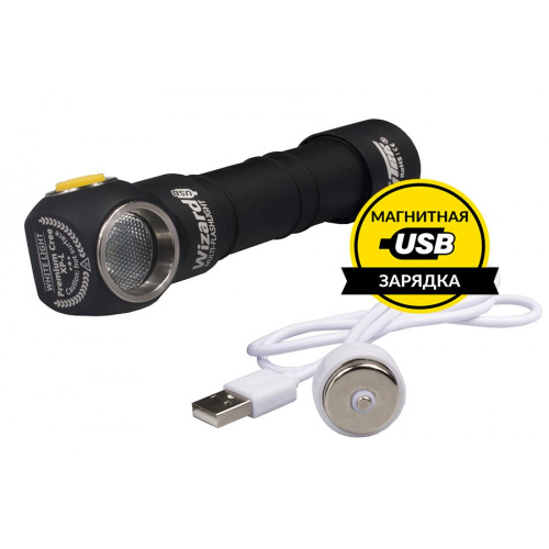 Мультифонарь светодиодный Armytek Wizard v3 Magnet USB+18650, 1250 лм, аккумулятор фото 2