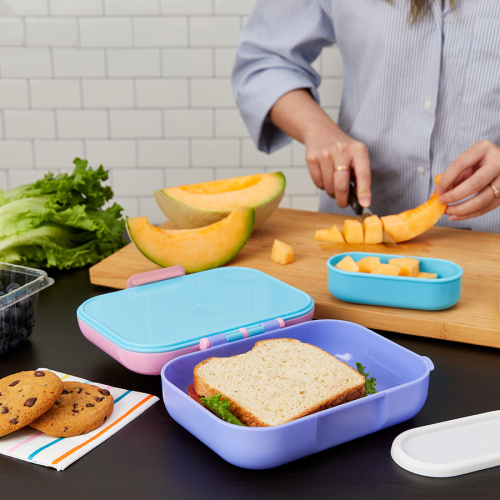 Ланч-бокс neat bento розовый фото 8