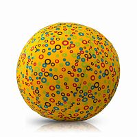Воздушный мяч (набор шариков с чехлом) (3+) BubaBloon Кружочки (Circles) жёлтый.