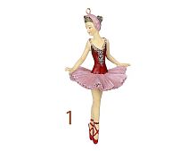 Ёлочная игрушка "Балерина - нежность юности", полистоун, 6х5х11 см, Edelman