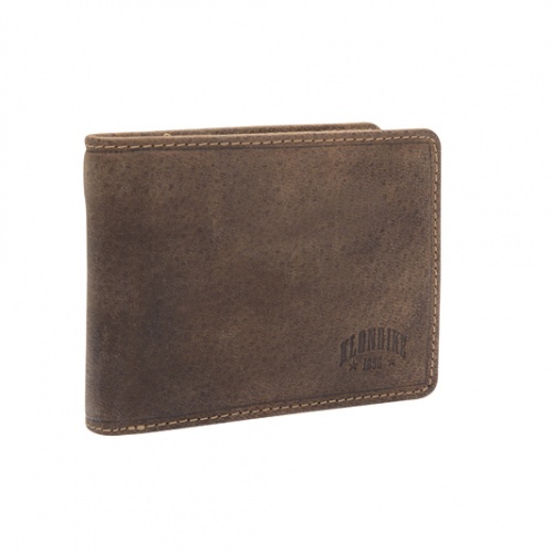 Бумажник Klondike Peter, коричневый, 12x9,5 см фото 3