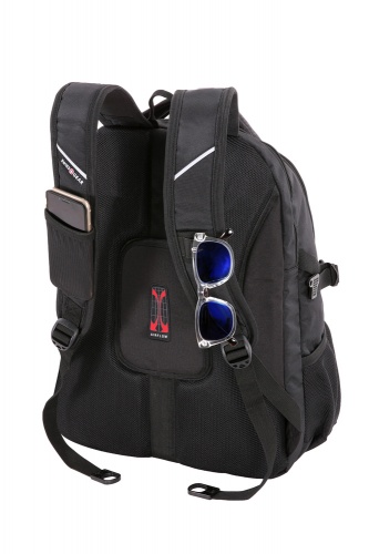 Рюкзак Swissgear 15'',чёрный/синий, 36x19x47 см, 32 л фото 2