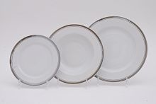 Набор тарелок сабина 18 предметов.чехия (19+23+25см) 02160129-0011, Leander