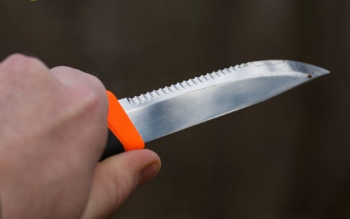 Нож Morakniv Companion F Serrated, нержавеющая сталь, оранжевый фото 6