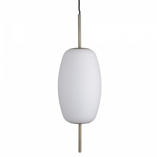 Лампа подвесная silk, d20 см, белое опаловое стекло