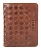 Портмоне для кредитных карт Mano Don Luca, натуральная кожа в коньячном цвете, 8,5х11 см