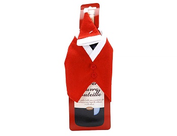 Чехол на бутылку "Новогодний костюмчик", 11х32.5 см, Koopman International