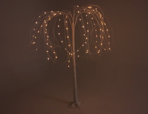Светящееся дерево "Звёздная ивушка", тёплые белые мини LED-огни, уличная, Koopman International фото 4
