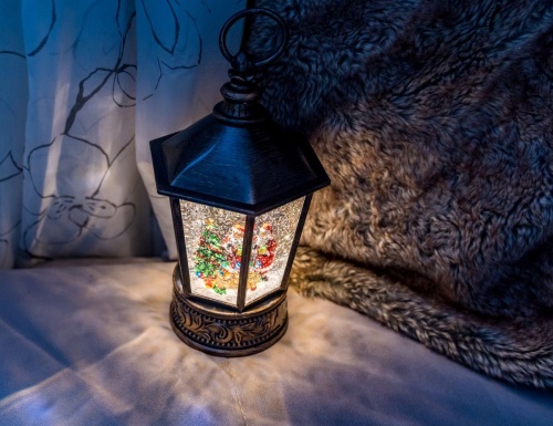 Снежный' фонарь ОБЫКНОВЕННОЕ ЧУДО, LED-подсветка, 22 см, батарейки, Peha Magic фото 4