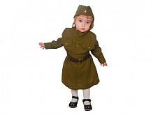 Детская военная форма "Солдаточка малышка", на рост 94-104 см, 2-3 года, Бока