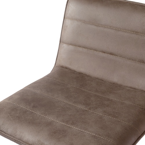 Набор из 2 барных стульев terence, экокожа, темно-коричневые фото 4