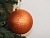 Пластиковый шар глиттер, оранжевый, 150 мм, Edelman