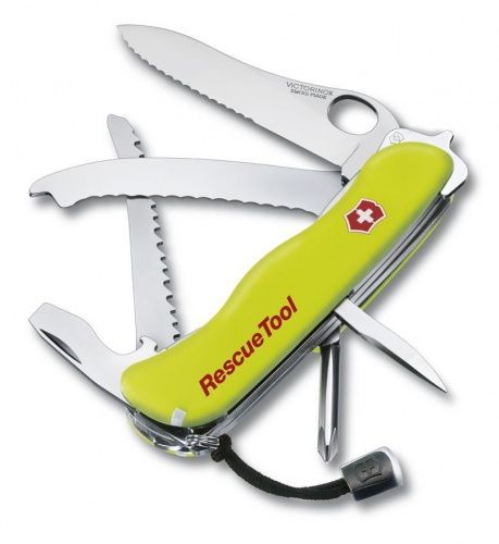 Нож Victorinox Rescue Tool One Hand, 111 мм, 14 функций,, 0.8623.MWN