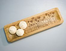 Деревянный поднос ФИОРИ СЕЛВАТИЧИ, большой, 40х13 см, Boltze