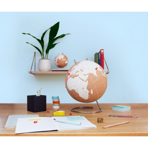 Глобус cork globe, белый фото 9