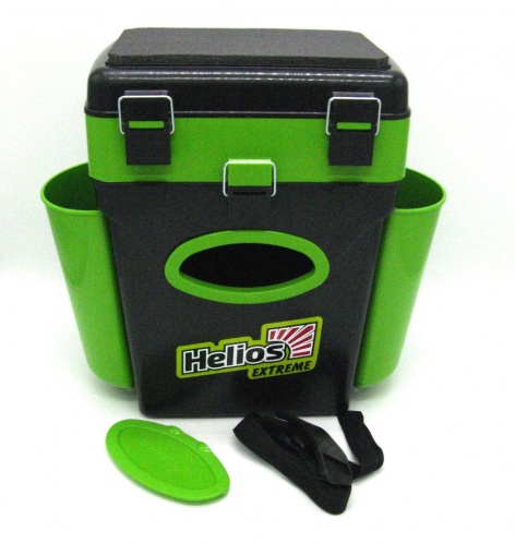 Ящик для зимней рыбалки Helios FishBox двухсекционный 10л зеленый (64060) фото 3