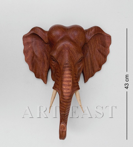 15-054 Панно "Индийский слон" 40 см суар
