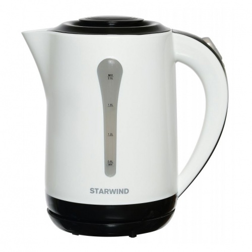 Чайник электрический Starwind (2,5 литра) 2200 Вт, белый