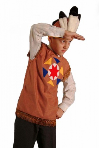 Карнавальный костюм "Индеец", 5-7 лет, Бока