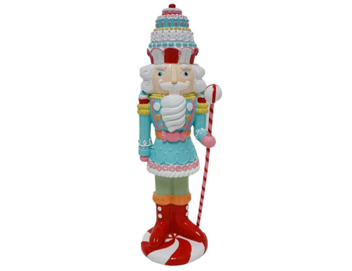 Декоративная фигура ЩЕЛКУНЧИК ИЗ СЛАДКОЙ СКАЗКИ, полистоун, 30 см, Due Esse Christmas