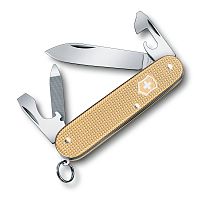Нож Victorinox Alox Cadet, 84 мм, 9 функций, золотистый (подар. упаковка)