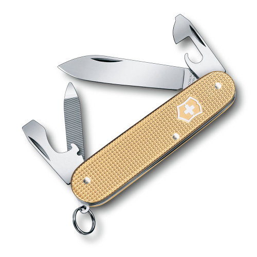 Нож Victorinox Alox Cadet, 84 мм, 9 функций, золотистый (подар. упаковка)