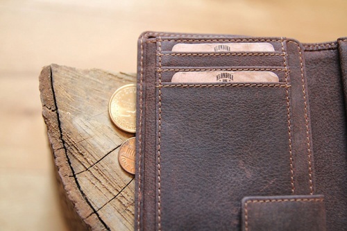 Бумажник Klondike Don, коричневый, 9,5x12 см фото 12