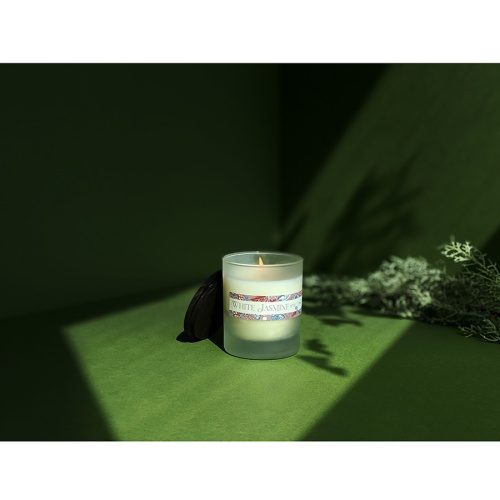 Свеча ароматическая enchanted forest, Белый жасмин, 40 ч фото 2