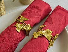 Кольца для салфеток ЮВЕЛИРНАЯ ЛОЗА, металл, цвет - медный, 5 см, 2 шт., Kaemingk