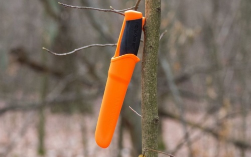 Нож Morakniv Companion F Serrated, нержавеющая сталь, оранжевый фото 12