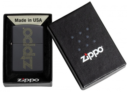 Зажигалка Zippo Design, покрытие Black Matte, латунь/сталь, черная, матовая, 38x13x57 мм фото 3