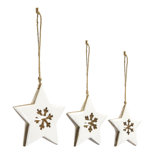Набор елочных украшений winter stars из коллекции new year essential, 3 шт. фото 9